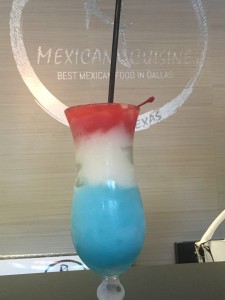 Red, White and Blue Margaritas at RJ's Mexican Cuisine