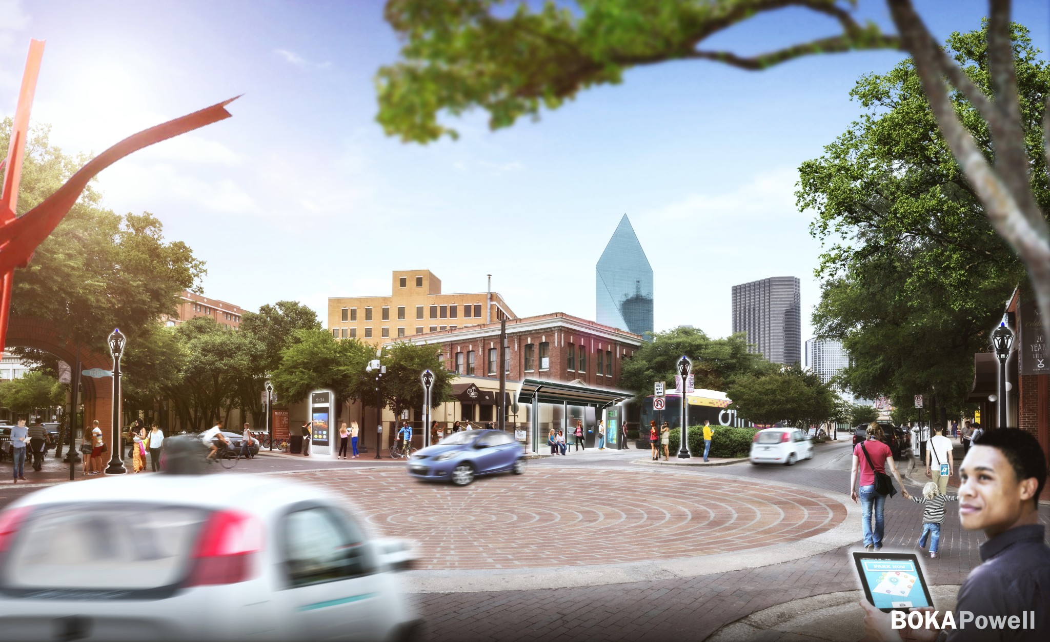 Smart-City-Street-View-Dallas West End